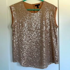 Jcrew sequins top